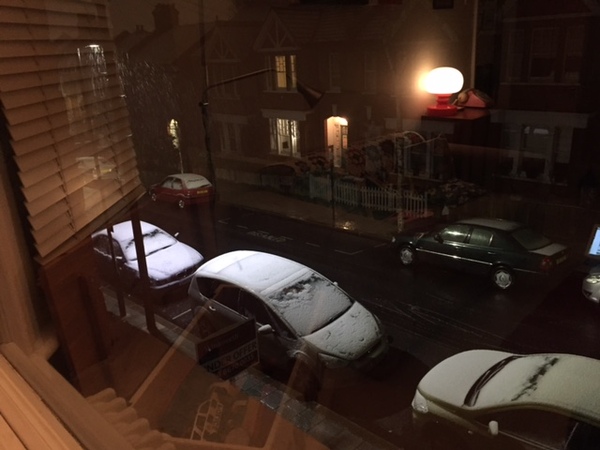 to ask if it is actually snowing anywhere after all that fuss??