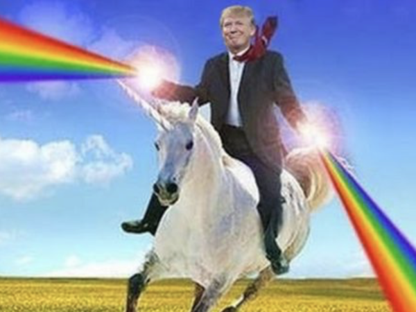 to think you should ignore people having a go at you if you are the President Elect of the USA