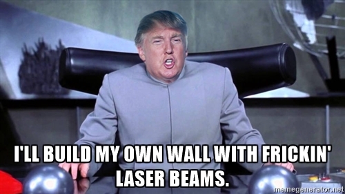 To start a thread of compliments to Donald Trump?