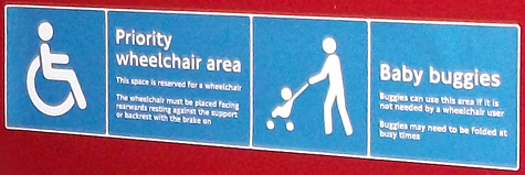 To think it's common sense to let a w/c user have the w/c spot