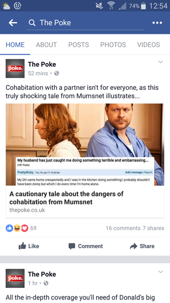 My husband has just caught me doing something terrible and embarrassing...