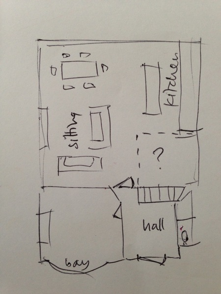 Ground floor - large open plan + 1 separate room, or smaller L shaped open plan + 2 separate rooms?