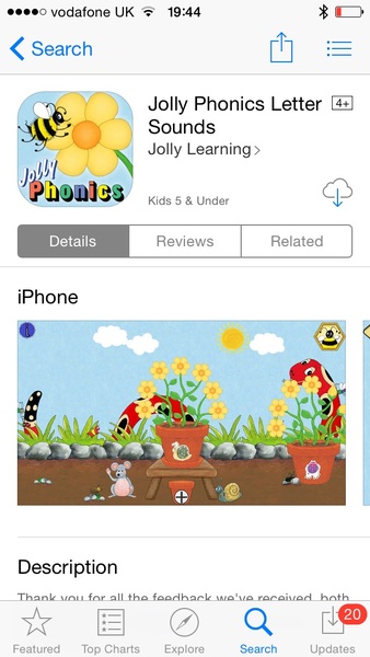 Recommend an iPad app to help 4 year old learn to read?