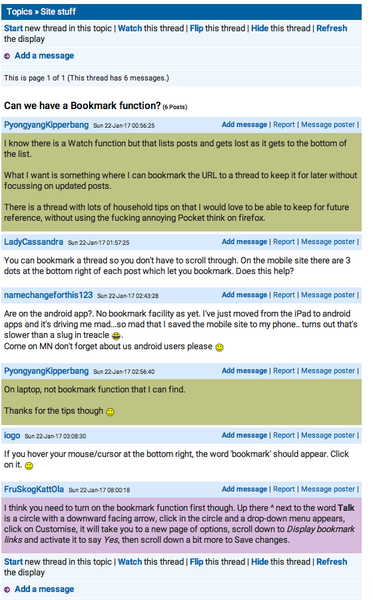 Can we have a Bookmark function?