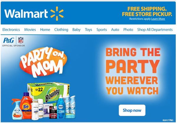 Really Walmart? Party on ...mom?