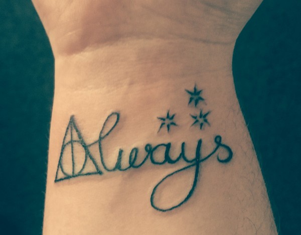 To get a Harry Potter tattoo?!