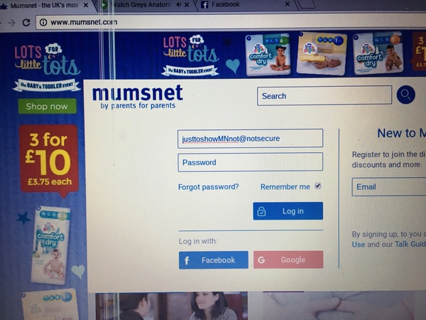 Is MN website insecure again? Anyone else got this?