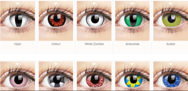 Cosmetic contact lenses
