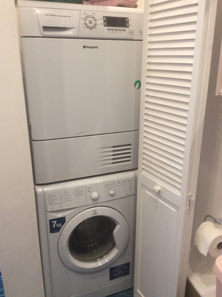To want to keep my tumble dryer in my bedroom????