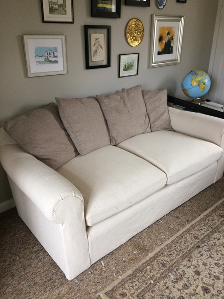Has anyone given their sofa a makeover?