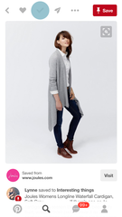 Waterfall cardigans