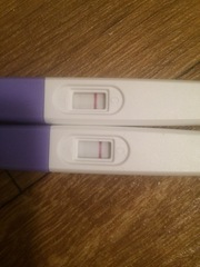 Evap lines of faint bfp?