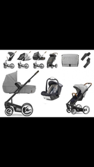 Fiat 500 and pushchair