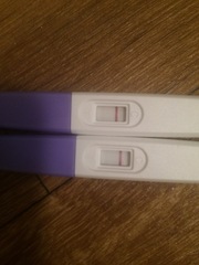 Evap lines of faint bfp?