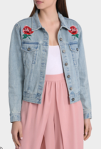 Embroidered Denim Jacket