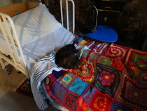 Zombie has her hospital bed so the Phalanx had a sleep over.