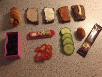 to show you these pictures of Danish children's packed lunches?