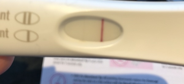 Line too faint for day 31 of cycle?