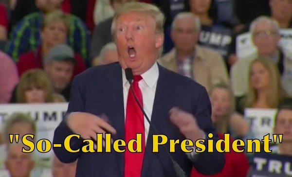 She was told to be quiet. Nevertheless she persisted...Trump cont...