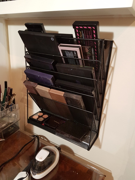 Makeup storage and organisation