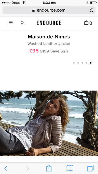 Are leather biker jackets been and gone?