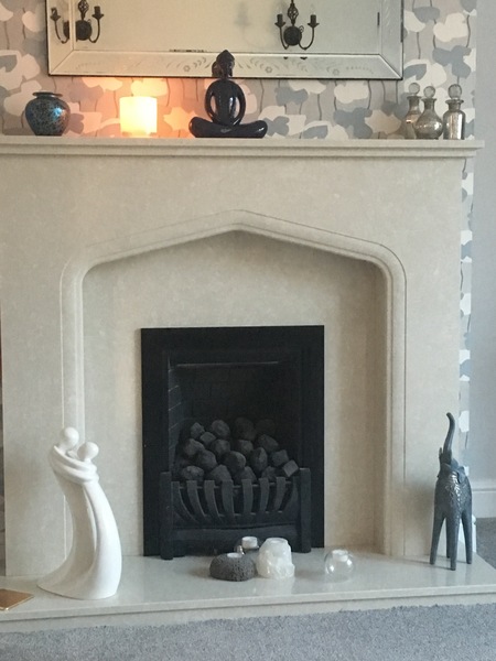 To ask what you have on your mantlepiece or near your fireplace?