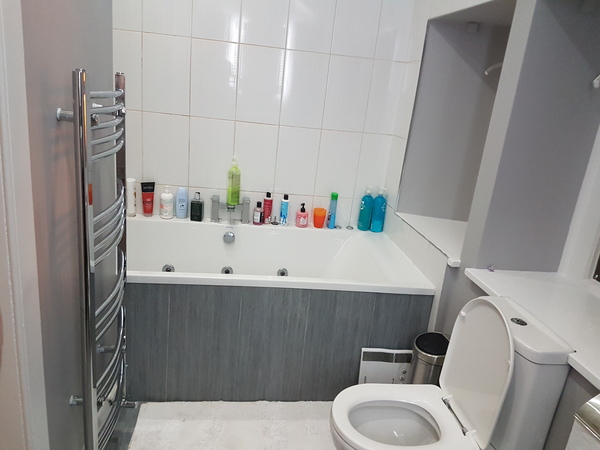 To ask what your bathroom looks like?