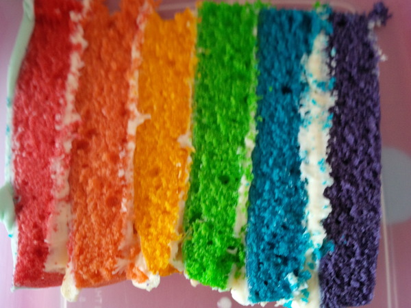 Are rainbow cakes hard to make?