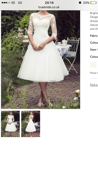 Show me your wedding dress?