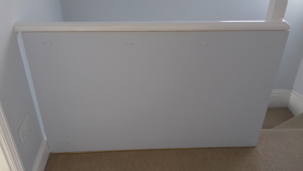 Can anyone recommend a stair guard to stop a crawling baby falling between balusters?