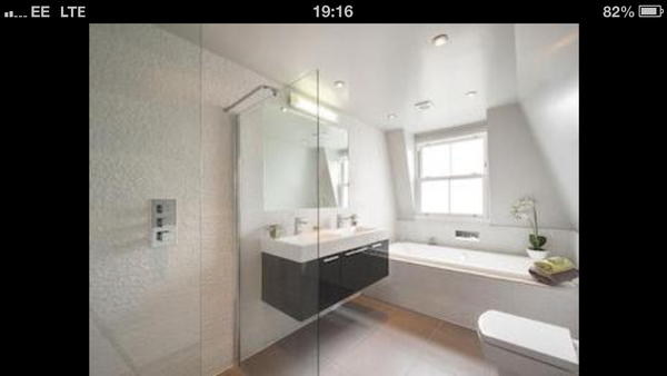 To ask what your bathroom looks like?