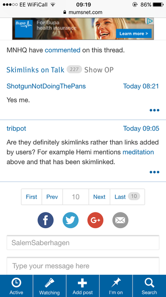 Skimlinks on Talk