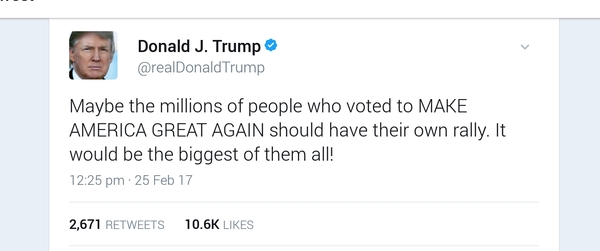 We're only showing Ami the good news now to keep her sweet. It's another Trump thread!