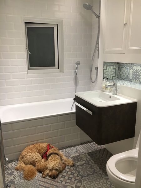 To ask what your bathroom looks like?