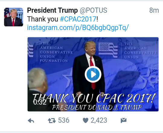 We're only showing Ami the good news now to keep her sweet. It's another Trump thread!