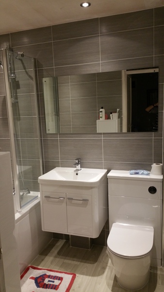 To ask what your bathroom looks like?