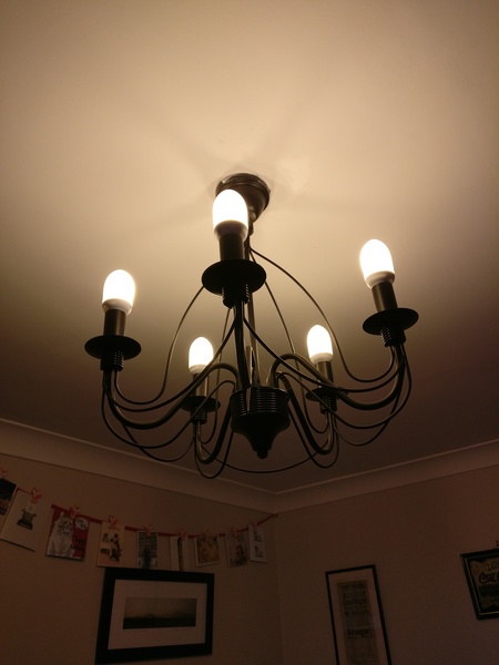 Can I put a chandelier in the kitchen?
