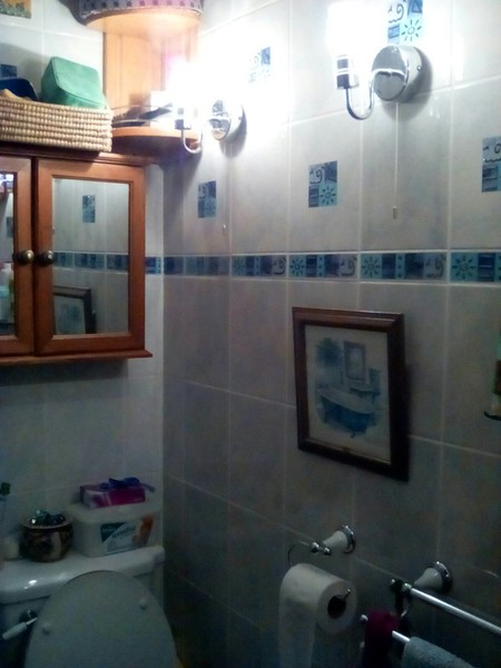 To ask what your bathroom looks like?