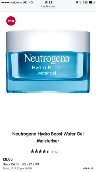 best high st moisturiser for under £12 from Boots!