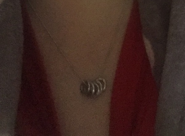Talk to me about the necklace(s) you're wearing at the moment