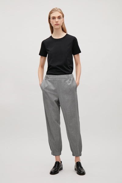 Cos elasticated waist and cuffs trousers
