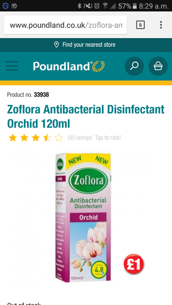 Slight zoflora addiction