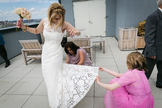 Show me your wedding dress?