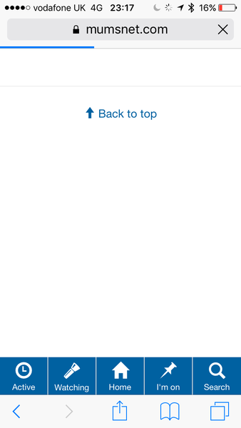 Pages loading to the bottom
