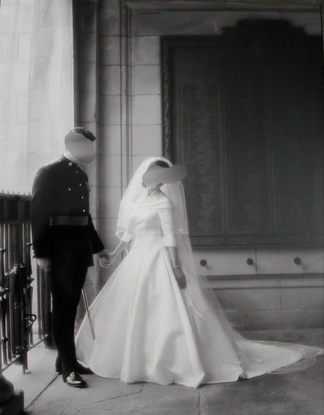 Show me your wedding dress?