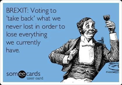 to still be cross about the outcome of the EU referendum?