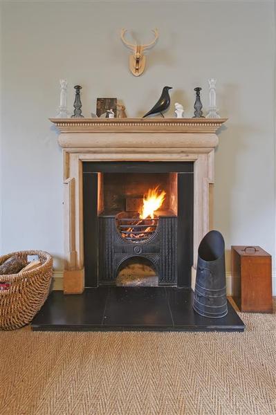 To ask what you have on your mantlepiece or near your fireplace?