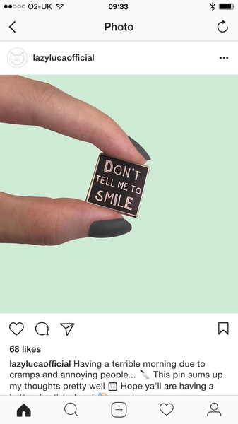 Being instructed to smile