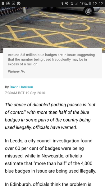 AIBU to think that people who don't have young children who park in parent and child spaces are selfish?