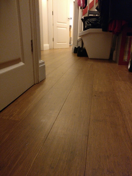 Which direction do you lay a wood floor?